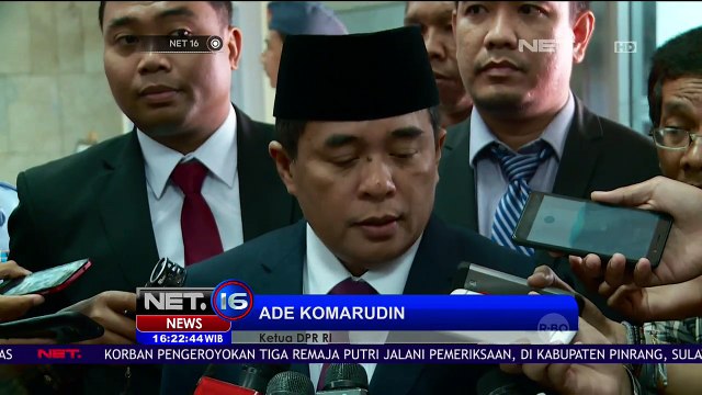 Ketua DPR RI Belum Terima Surat Resmi Mengenai Penggantiannya dengan Setya Novanto - NET16