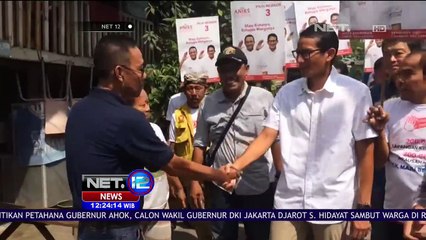 Sandiaga Uno Sapa Warga Sosialisasikan Program - NET 12
