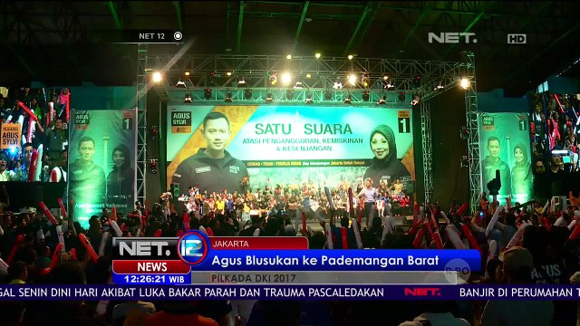 Sosialisasi 10 Program Unggulan, Agus Blusukan ke Pademangan Barat - NET 12