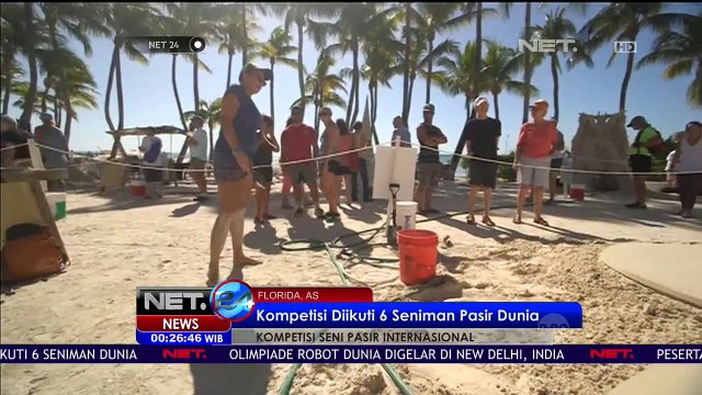 Berlomba Membuat Karya Seni Menarik dari Pasir - NET24