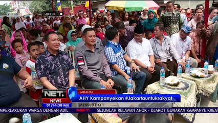 Hashtag Jakarta Untuk Rakyat Selalu Melekat Dalam Setiap Kampanye Agus Yudhoyono - NET 24