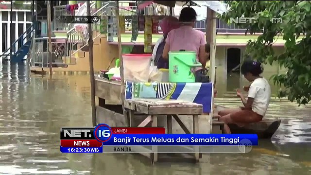 Banjir Masih Merendam Rumah Warga di Jambi - NET 16