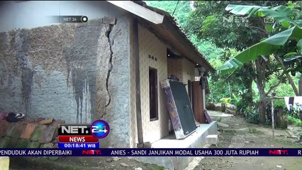 26 Rumah Warga di Kampung Balekambang Retak Akibat Tanah Bergerak - NET24