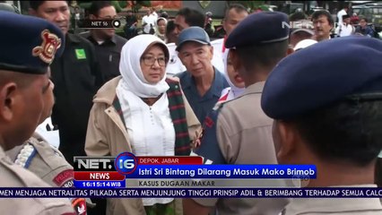 Istri Sri Bintang Dilarang Masuk Mako Brimob - NET 16