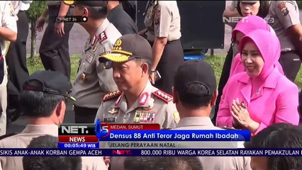 Densus 88 Anti Teror Polri Turut Perketat Penjagaan Gereja - NET24