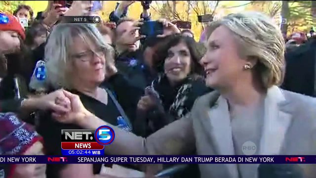 Hillary Clinton dan Donald Trump Sudah Gunakan Hak Suaranya - NET5