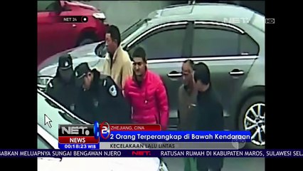 Di Zhejiang Cina, Dua Orang Kritis Setelah Terperangkap di Bawah Mobil - NET24