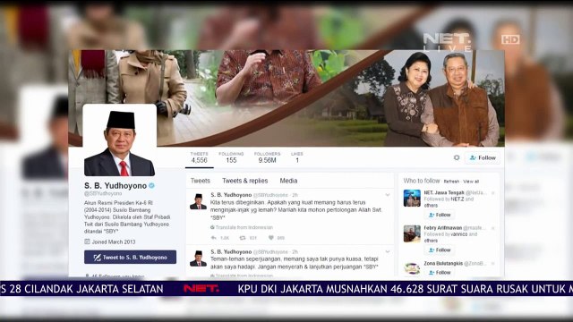 Cuitan SBY Mengenai Antasari di Sosial Media - NET24