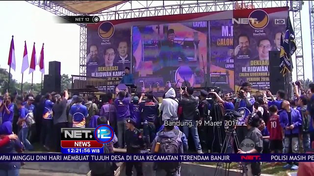 Semarak Persaingan Pilgub Jabar 2018 - Net12