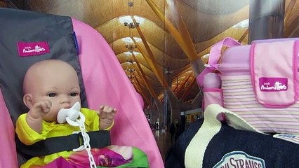 Pour voyage et Nenuco baignoire berceau portable neceser porteur de poupée bébé arborait