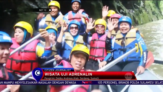Tantang Diri dengan Berwisata Ektrem Arum Jeram di Sungai Deli Serdang