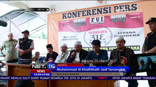 Kepolisian Pastikan Tak ada Intervensi Penetapan 5 Tersangka Makar Aksi 313 - NET16