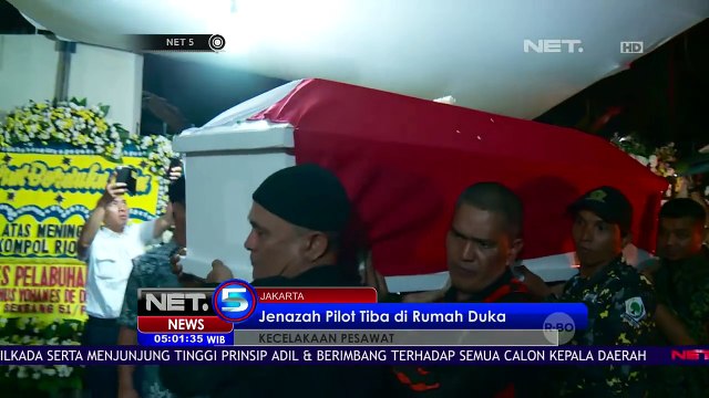 Pilot Pesawat yang Terjatuh di Jayapura Dimakamkan di TPU Menteng Pulo - NET5