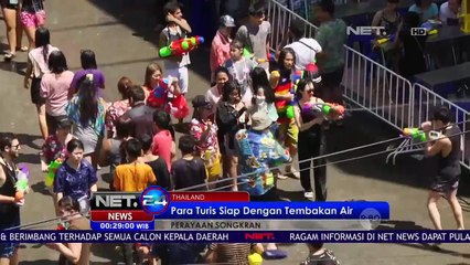 Perayaan Songkran, Ritual Unik Tembakan Air di Thailand - NET24