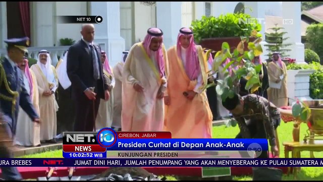Presiden jokowi Curhat disela Kunjungannya di Ponpes di Cirebon - NET10
