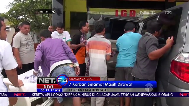 7 Korban Selamat Masih Dirawat Kecelakaan Kereta Api NET24