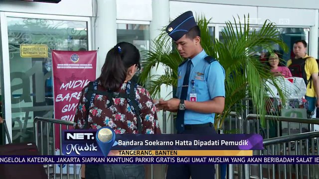 Bandara Soekarno Hatta Dipadati Pemudik - Net 16