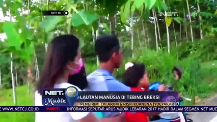 Ramainya Pengunjung Wisata Tebing Breksi Yogyakarta- NET 10