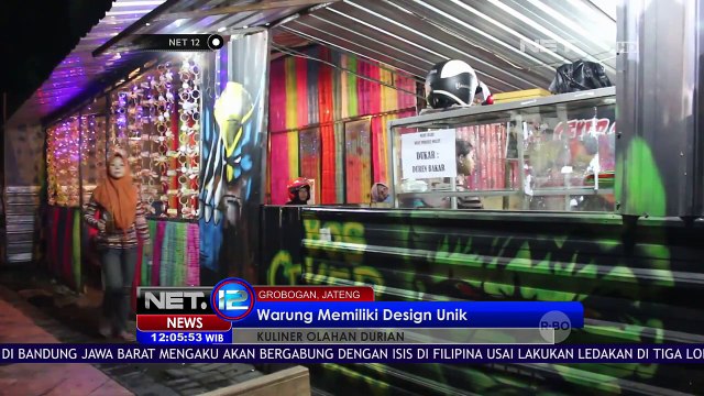 Penggemar Durian Harus Coba Olahan Durian yang Unik di Grobogan Jawa Tengah - NET 12