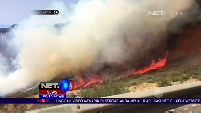 Kebakaran Hutan Di Spanyol Ratusan Warga Dievakuasi NET24