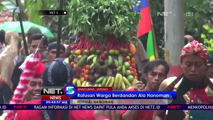Kemeriahan Ratusan Warga Berdandan Ala Hanoman - NET5