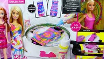 BARBIE Spin Art Designer Playset DIY Barbie Paint Clothes   Disney Princess Ariel, Frozen & Kelly