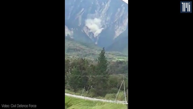Part of Mount Kinabalu collapses
