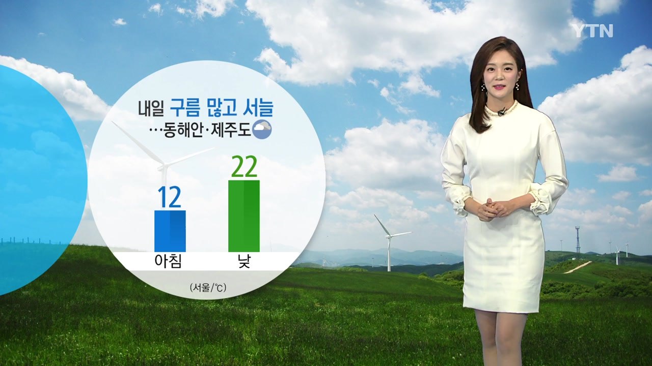 [날씨] 내일 구름 많고 서늘한 가을 날씨 / YTN