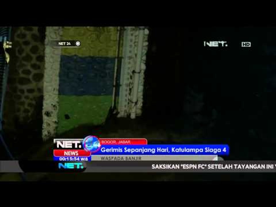 Debit Air Naik, Bendungan Katulampa Siaga - NET24