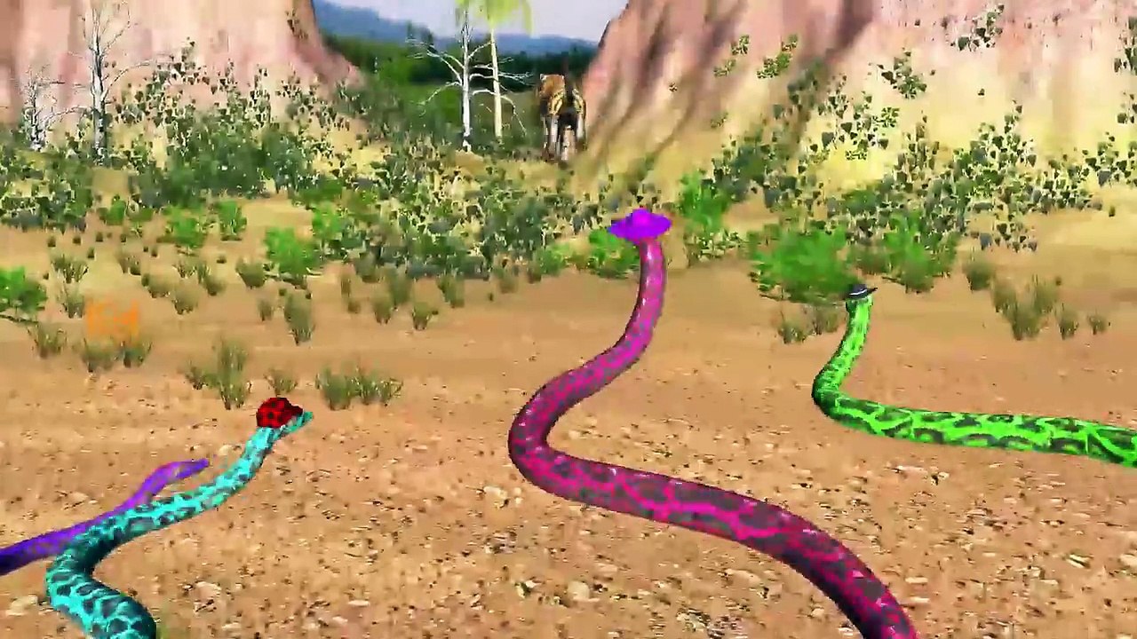 Kingkong VS Kingkong - Giant Python vs Tige - Giant Snake vs Dinosaurs -3D Short s