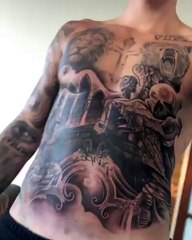 Justin Bieber Shows Off Ginormous New Body Tattoo & Fans Are Losing It -- Watch
