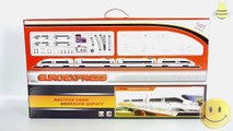 Euroexpress 2 High-Speed Railway with Passenger Train ICE 3 Toys VIDEO FOR CHILDREN