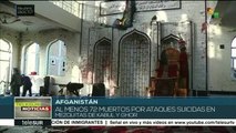 Al menos 72 muertos en dos atentados suicidas en Afganistán