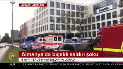 Almanya'da bıçaklı saldırı