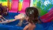 Elsa and Anna Pool Party Toddlers Anna and Elsa Swim Play Eat Pizza Barbie Frozen TV Toys In Action