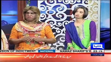 Hasb e Haal 19 October 2017 - Azizi as Khawaja Sara - حسب حال - Dunya News