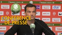 Conférence de presse AS Nancy Lorraine - Clermont Foot (2-2) : Vincent HOGNON (ASNL) - Pascal GASTIEN (CF63) - 2017/2018