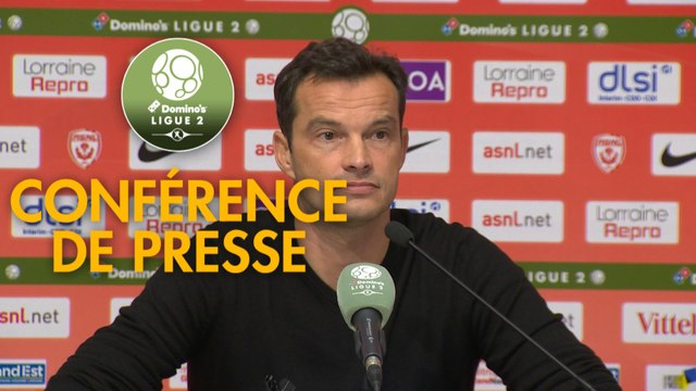 Conférence de presse AS Nancy Lorraine - Clermont Foot (2-2) : Vincent HOGNON (ASNL) - Pascal GASTIEN (CF63) - 2017/2018