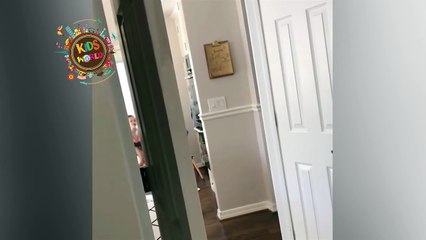 Funny video Mila and Emma how it happens and well Here it is not to wake Them Preschool Weekend fun