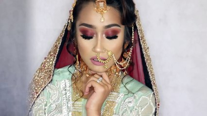 Asian Bridal Makeup - BOLD EYES - Bangladeshi/indian/pakistani - Start to finish