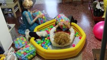 Frozen Elsa BURIES ALIVE Joker In Ball Pit & Gets Kidnapped!Will SPIDERMAN Save The Disney Princess?