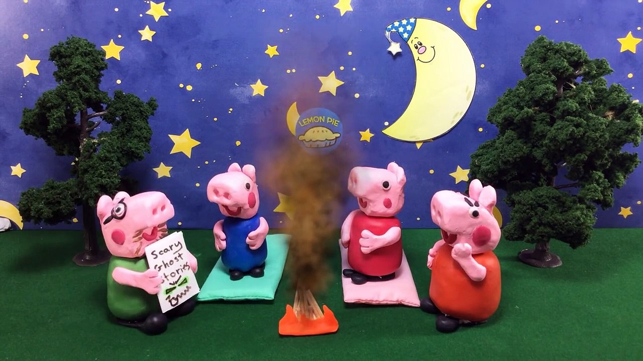 Peppa Pig Play-Doh Toilet Training Ghost Story Camping