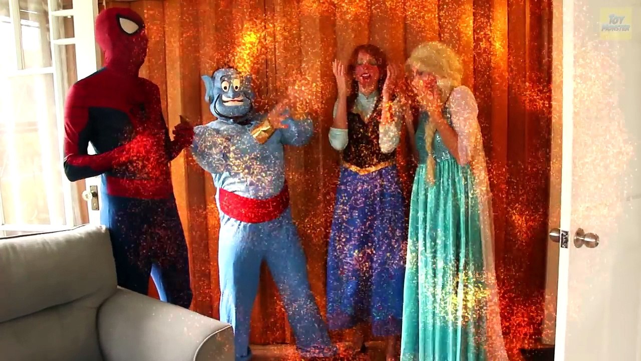 POPSICLE COMPETITION! w/ Frozen Elsa Spiderman Bad Baby Learn Colors Songs for Kids In Rea