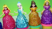 Play Doh Sparkle Princess Playset: MagiClip Glitter Gliders // Fuzzy Puppet