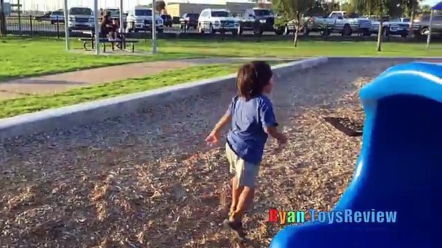 HUGE OUTDOOR PLAYGROUND for Children Giant Slides for Kids Family Fun Play Area at the Par