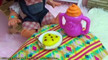 Rotina da Tarde da Baby Dora a Aventureira Parque Masha e o Urso com areia massinha kinetic sand toy