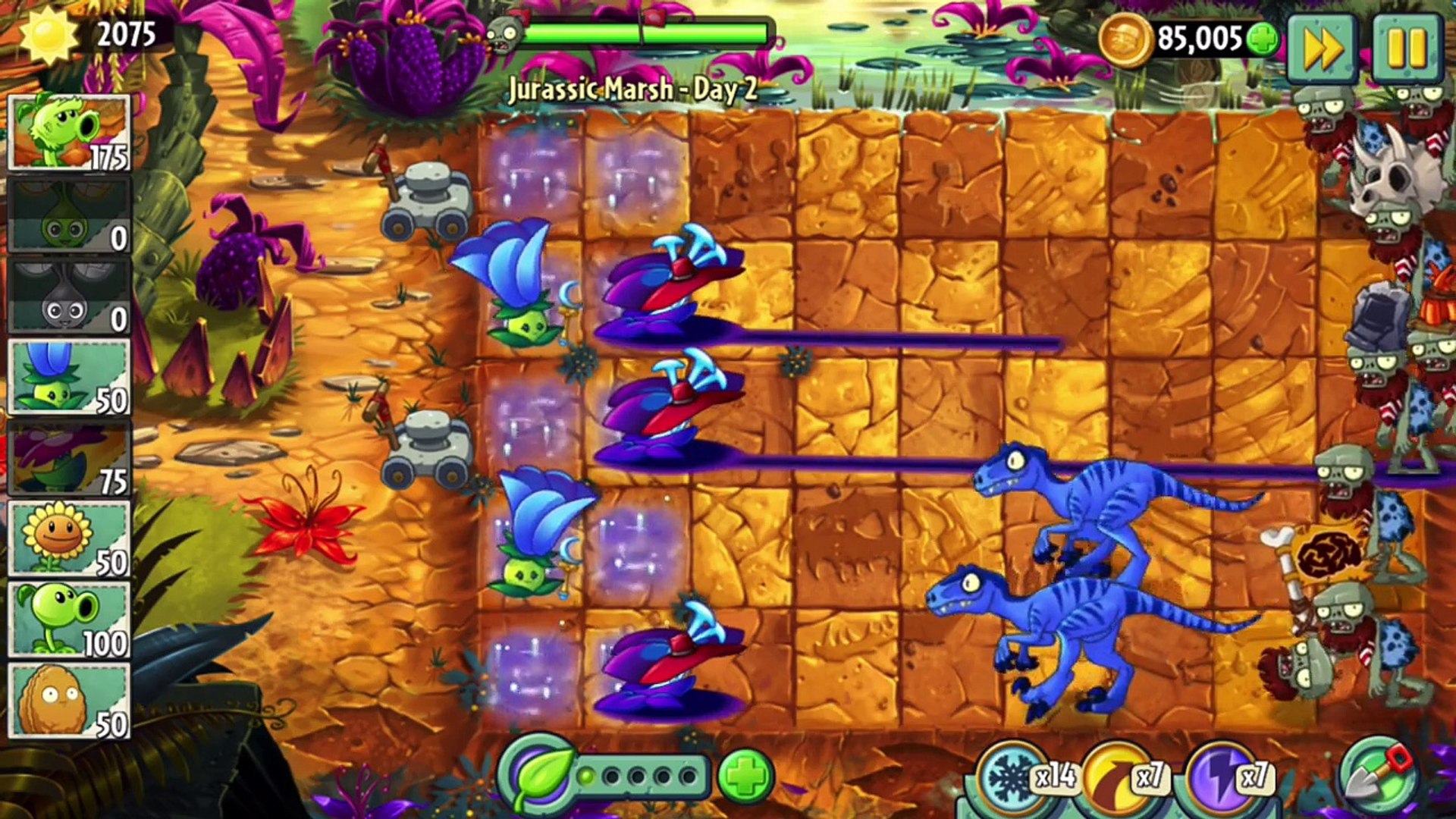 Plants Vs Zombies 2 New Plant Power Up Challenge Vs Zombies From