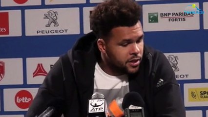 Coupe Davis 2017 - France-Belgique - Jo-Wilfried Tsonga : "On communique bien dans l'équipe de France en ce moment"