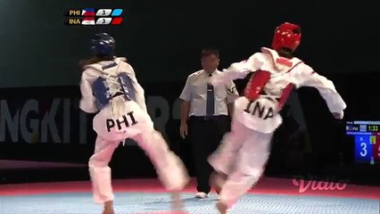 Moment Emas Taekwondo Under 53kg Final - Mariska Halinda Raih Emas