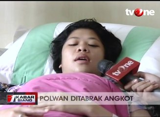 Kesaksian Polwan yang Ditabrak Angkot